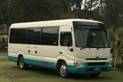 Ac Toyota Coaster Deluxe Coach Kathmandu to Pokhara - From Your Door in Kathmandu to Tourist Bus Park in Pokhara