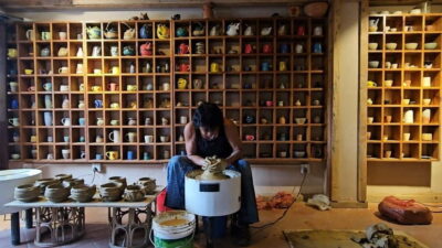 Bhaktapur: Experience the Art of Clay, Curd, and Chant - Jujudhau tasting: the king curd in a clay bowl