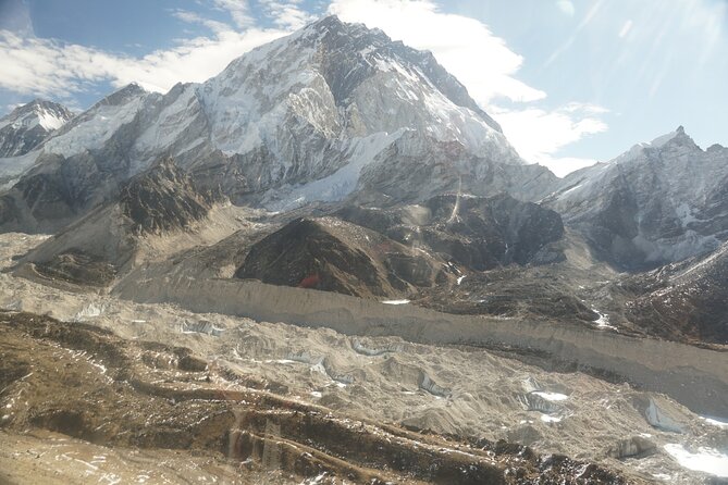 Everest base camp flight over by Helicopter from Kathmandu - Base Camp is a fly-over here—why that still works