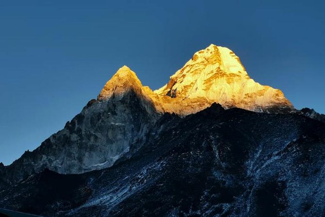 Everest Base Camp Trek - 14 Days - Lobuche: Khumbu Glacier edges and memorials with real weight