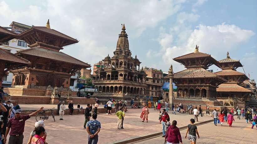 From Kathmandu: 3 Major Durbar Square Guided Tour - Patan Durbar Square: The Krishna Mandir Stone Temple and Fine-Art Craft