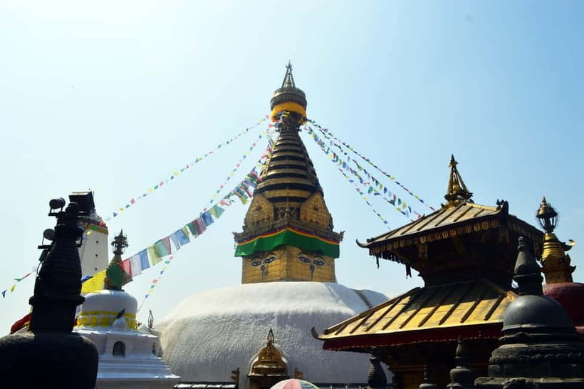Kathmandu 4-Heritage Sites Tour - Swayambhunath Monkey Temple: Views That Put the City in Context