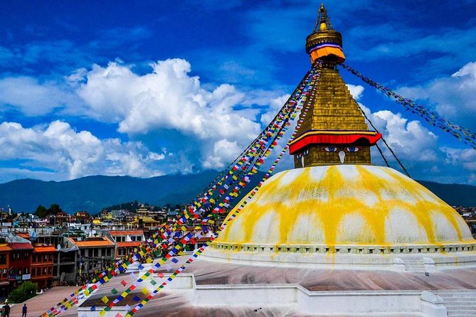Kathmandu: Full Day 7 UNESCO Tour with Lunch - Private/Group - Boudhanath Stupa: Tibetan Buddhist spiritual heart