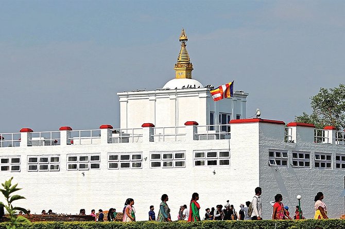 Lumbini Pilgrimage Tour by Flight- 2 Days - Entering the Maya Devi Temple and Sacred Garden Atmosphere