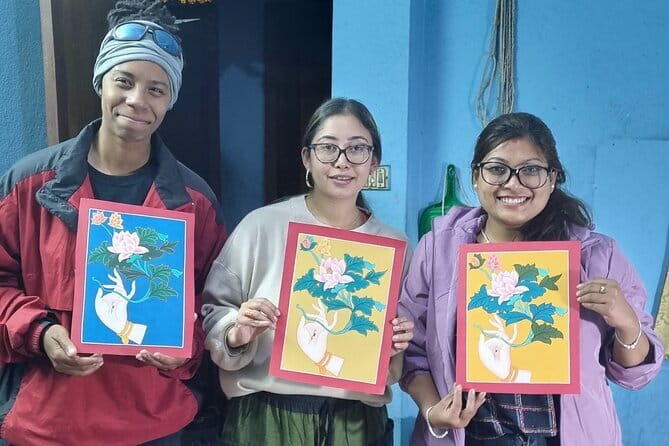 Thangka Painting Workshop - Choosing from three designs: control the look, keep the class personal