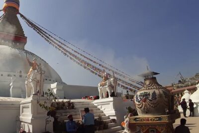 Visit Swayambhunath and Bauddhanath Stupa with Guide - Swayambhunath Stupa: hilltop views and the monkey-temple vibe